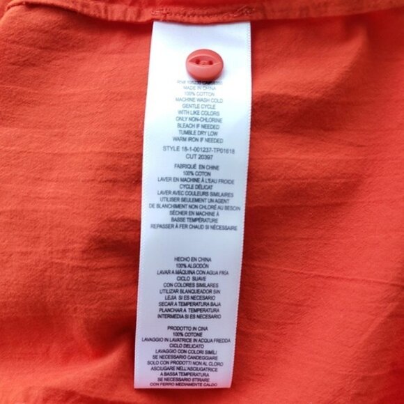 Current/Elliott The Asley Button Shirt Poinciana - Picture 2 of 7